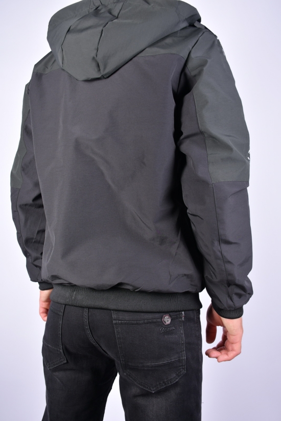 Куртка мужская демисезонная (цв.черный) двух сторонняя Размеры в наличии : 46, 48 арт.EM2366