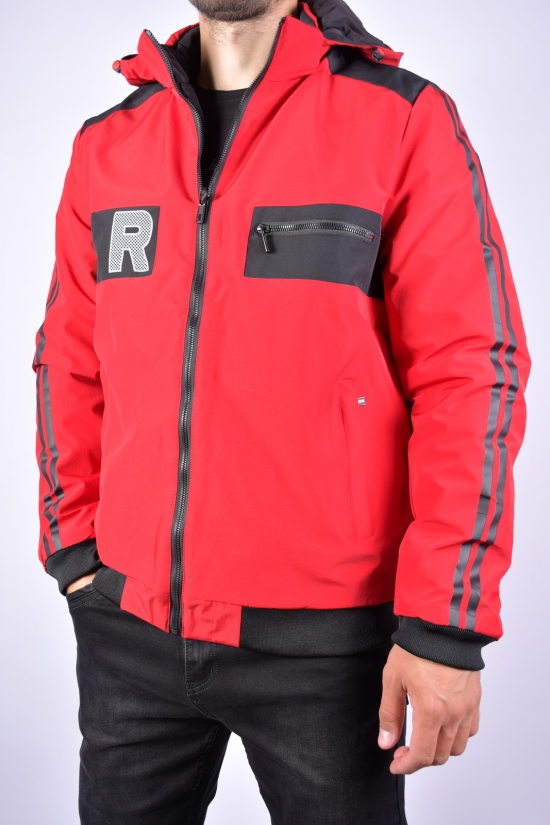 Куртка чоловіча демісезонна (кол. бордовий/чорний) двох стороння Розміри в наявності : 48, 50 арт.EM2368