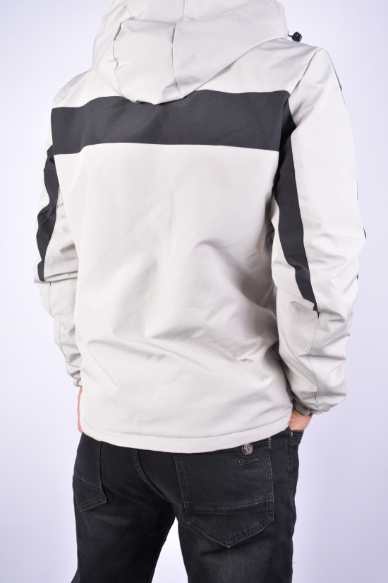 Куртка чоловіча демісезонна (кол. сірий/чорний) двох стороння Розміри в наявності : 44, 46 арт.EM23078