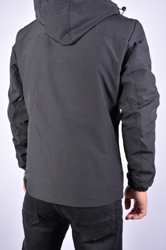 Куртка мужская демисезонная (цв.черный) двух сторонняя Размеры в наличии : 44, 46 арт.EM23078