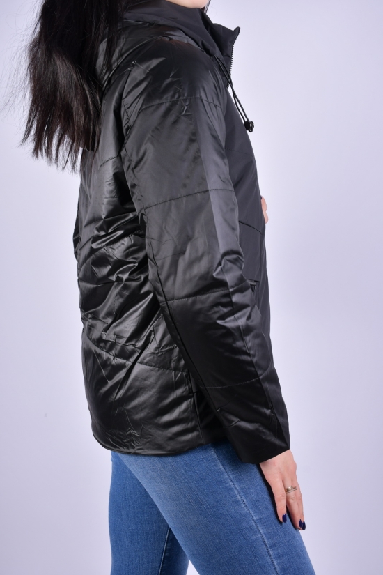 Куртка женская демисезонная (цв.чёрный) из плащёвки "D.S" Размеры в наличии : 42, 44, 46 арт.B3051
