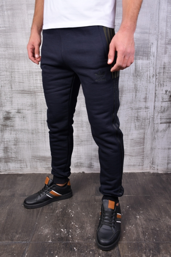 Чоловічі штани (кол. т. синій) трикотажні "ADIDAS" Розмір в наявності : 46 арт.801