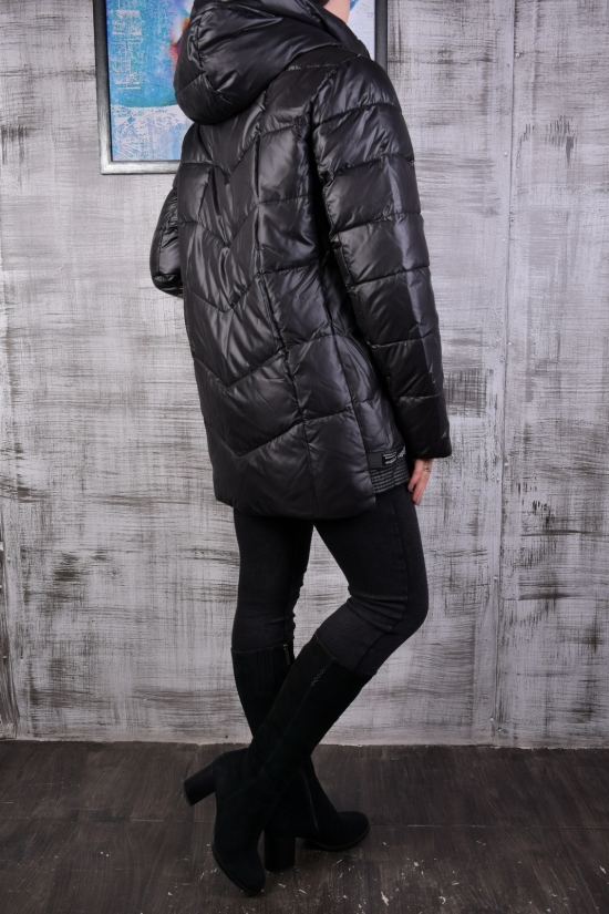 Куртка жіноча з плащівки зимова (color A001) "HaiLuoZi" Розмір в наявності : 52 арт.HY6076