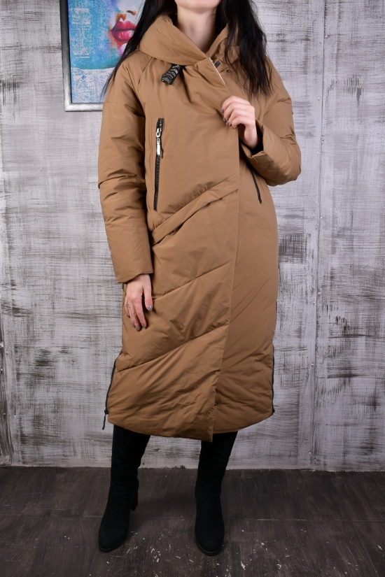 Жіноче пальто з плащівки зимові (color B044) HaiLuoZi" Розмір в наявності : 46 арт.23