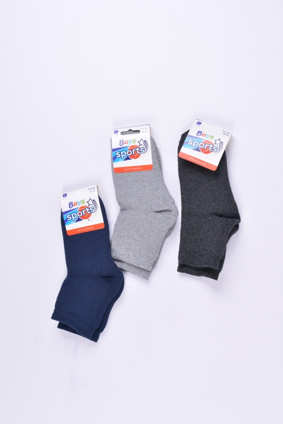 Носки для мальчика махровые "Клевер" размер 30-35 (80%бавовна15%полиамид5%) еластан арт.Б-Р