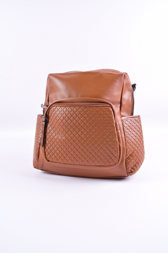 Жіночий рюкзак (цв. св. коричневий) розмір 36/26/10 см. арт.MC127