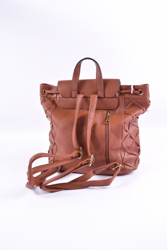 Рюкзак-сумка жіноча (кол. коричневий) розмір 29/27/13 см. арт.HJ781