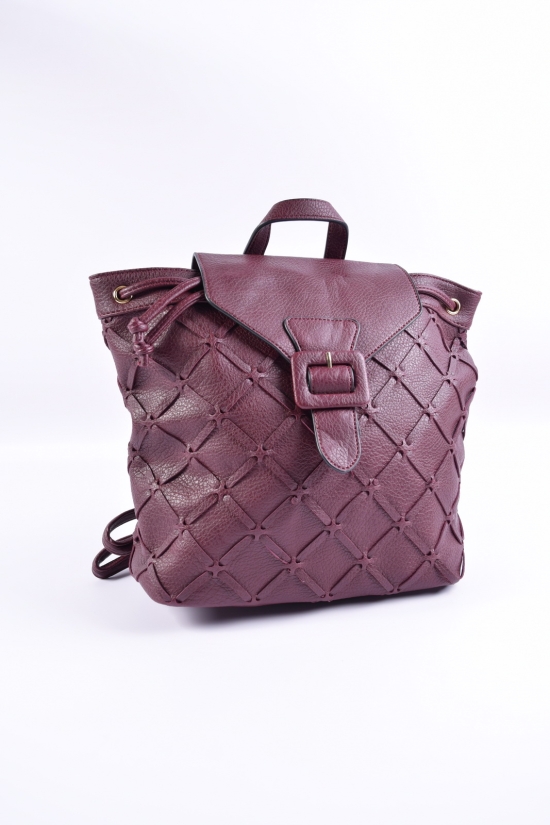 Рюкзак-сумка женская (цв.бордовый) размер 29/27/13 см. арт.HJ781