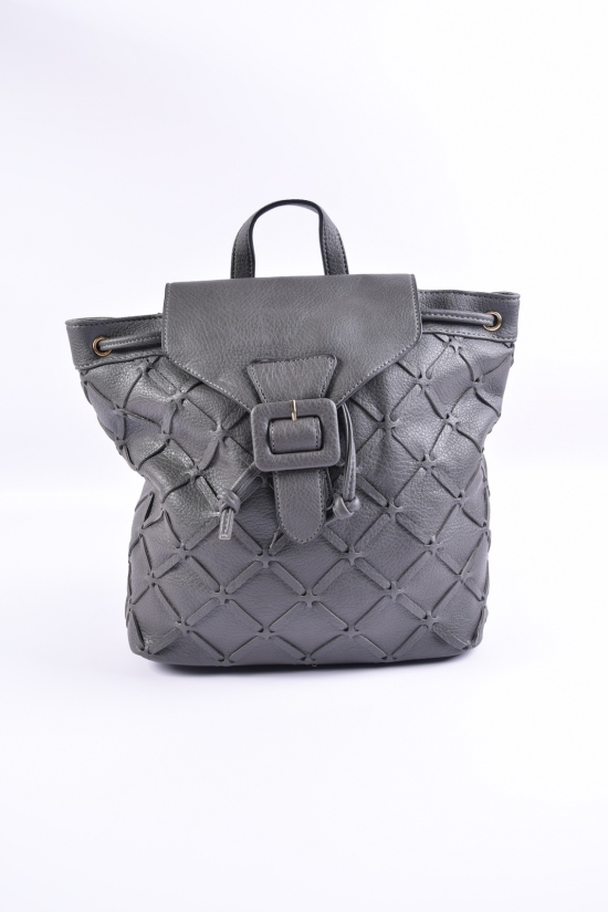 Рюкзак-сумка женская (цв.т.серый) размер 29/27/13 см. арт.HJ781