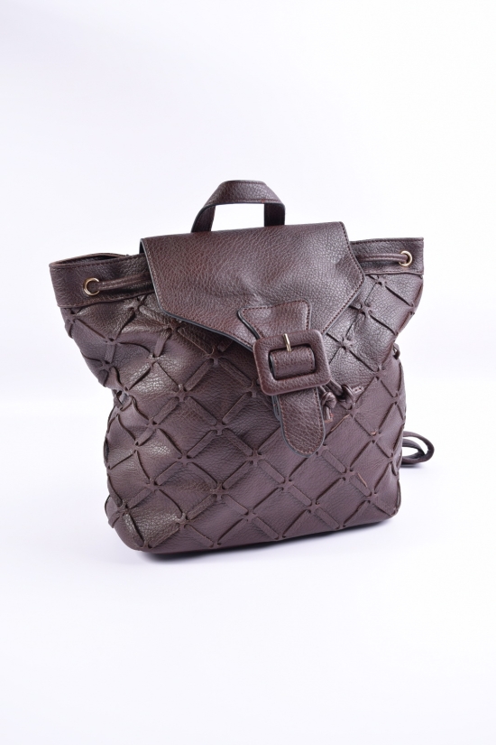 Рюкзак-сумка жіноча (кол. шоколадний) розмір 29/27/13 см. арт.HJ781