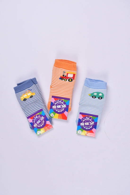 Шкарпетки махрові дитячі (0) KBS розмір 12-14 (з гальмами) арт.3-20224
