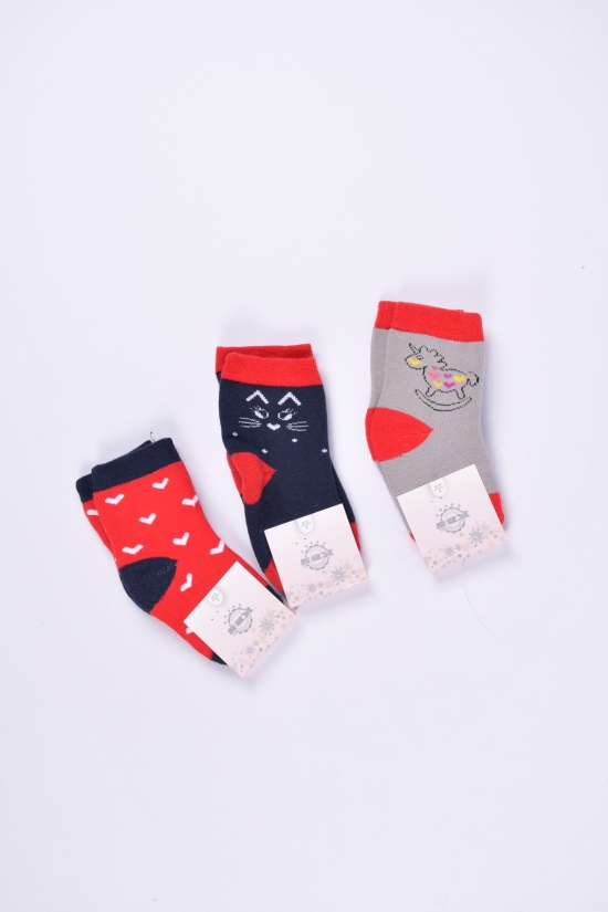 Шкарпетки для дівчинки махрові 