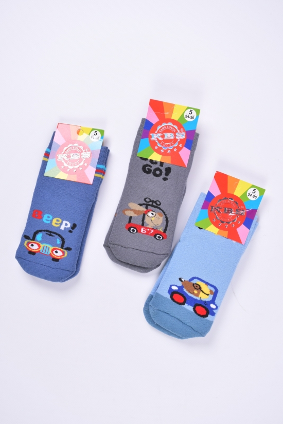 Шкарпетки махрові для хлопчика (5-6) KBS розмір 24-26 арт.3-20188