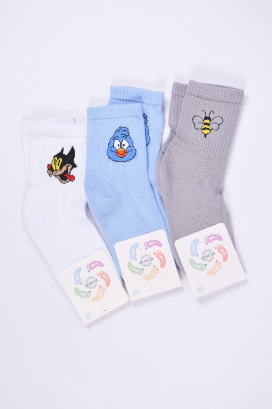Шкарпетки для дівчинки (5-6) KBS розмір 24-26 (махрова устілка) арт.3-20265