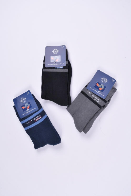 Носки для мальчика (9-10) KBS размер 32-34 (махровая стелька) (Cotton 80%,Elastane 3%,Polyamide 17%) арт.3-20245