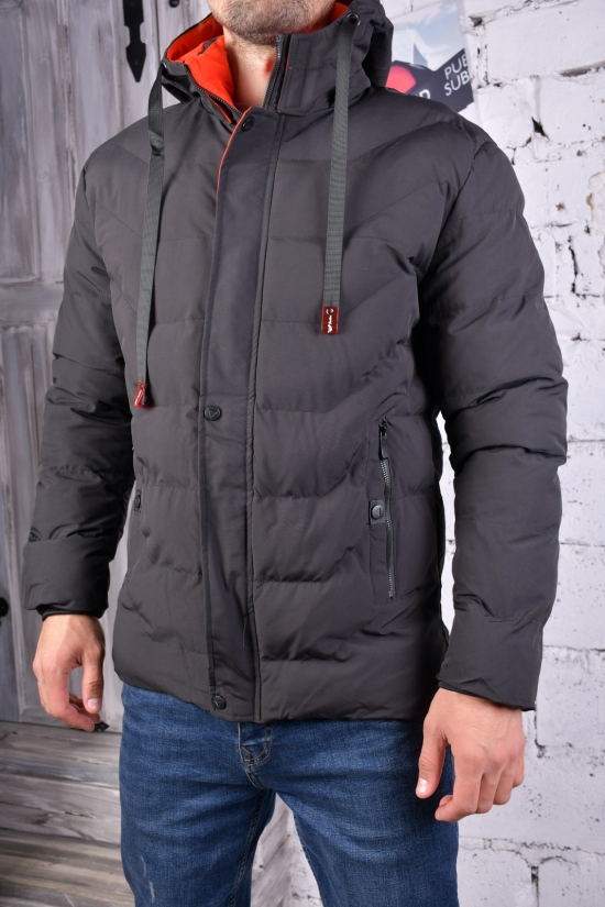 Куртка мужская зимняя (цв.чёрный/красный) Размер в наличии : 44 арт.1130