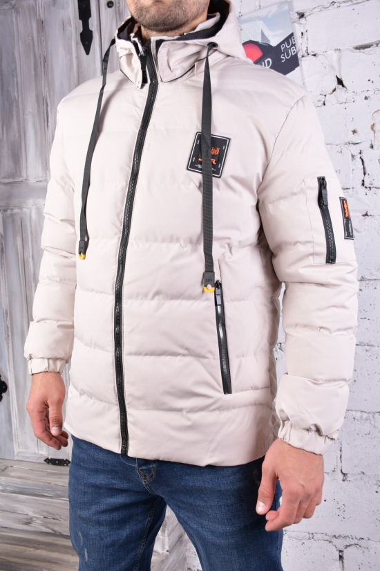 Куртка мужская зимняя (цв.кремовый) Размеры в наличии : 44, 50 арт.1170