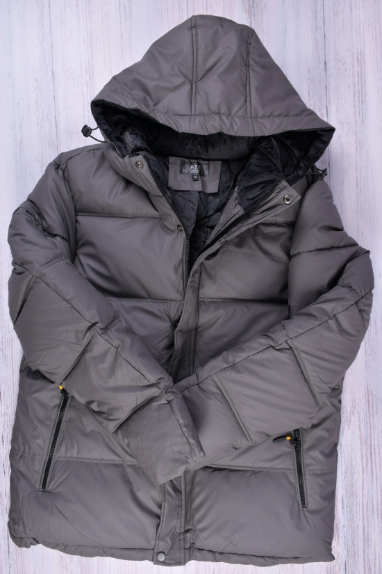 Куртка мужская болоневая (цв.серый) зимняя Размеры в наличии : 54, 60, 62 арт.A625-D
