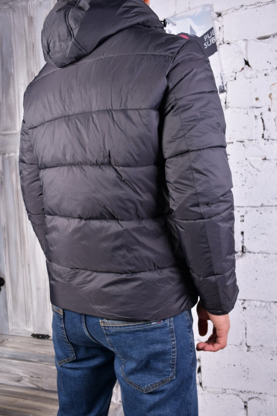 Куртка мужская (цв.черный) из плащевки зимняя "AUDSA" Размер в наличии : 46 арт.8526