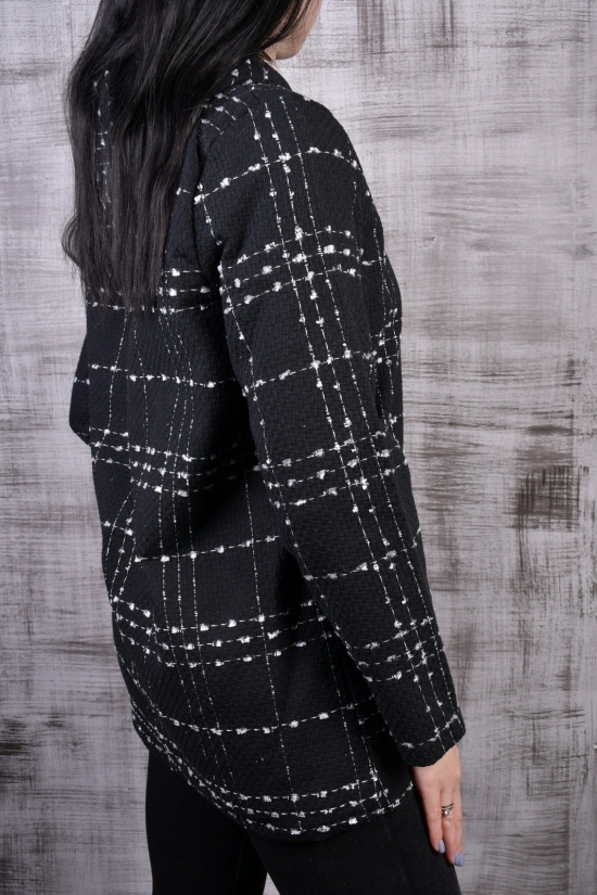 Кофта жіноча трикотажна (кол. чорний) на хутрі "MADOY" Розмір в наявності : 42 арт.3072