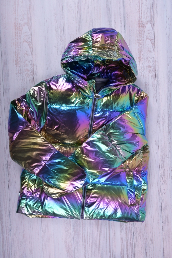 Куртка для дівчинки (кол. оливковий) болонева зимова Зріст в наявності : 158, 164 арт.2022-4