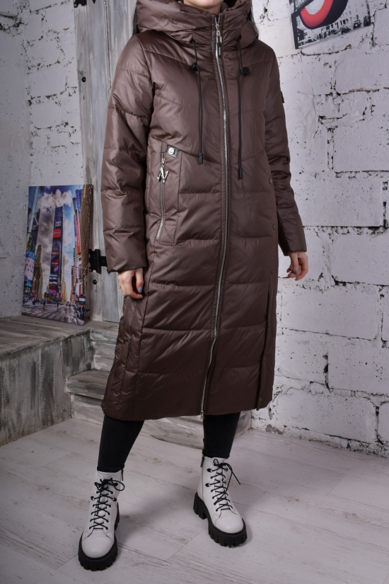 Пальто женское из плащёвки зимнее (color E095) Размеры в наличии : 42, 44, 46, 50, 52 арт.H3073