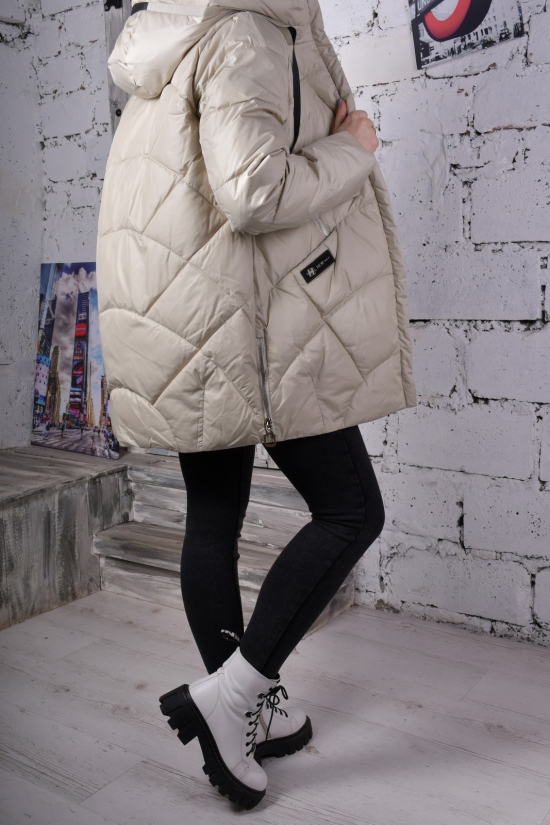 Куртка женская болоневая зимняя (color E143) Размеры в наличии : 48, 50, 52 арт.HY3059