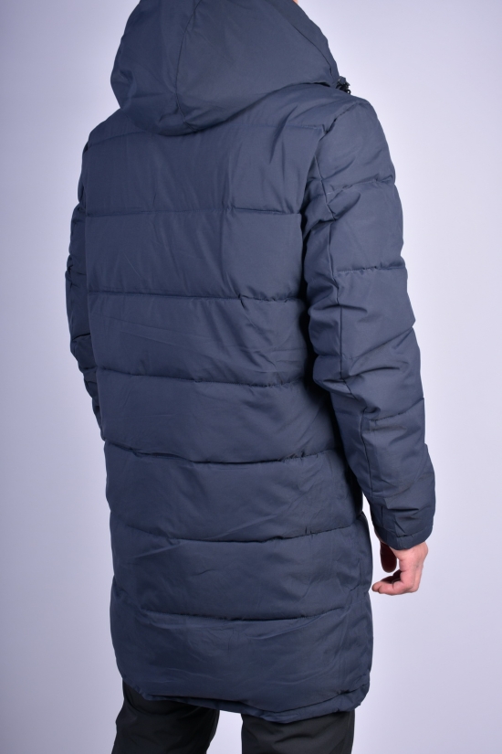 Пальто мужское зимнее цв.т.синий (наполнитель 100% полиэстер) "REMAIN" Размер в наличии : 54 арт.7798