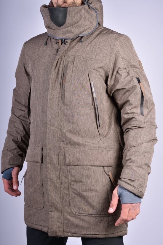 Куртка чоловіча лижна (кол. коричневий) з дихаючої мембранної тканини 10000mmSNOW HEADQUAR Розміри в наявності : 50, 52, 54, 56 арт.A-8751