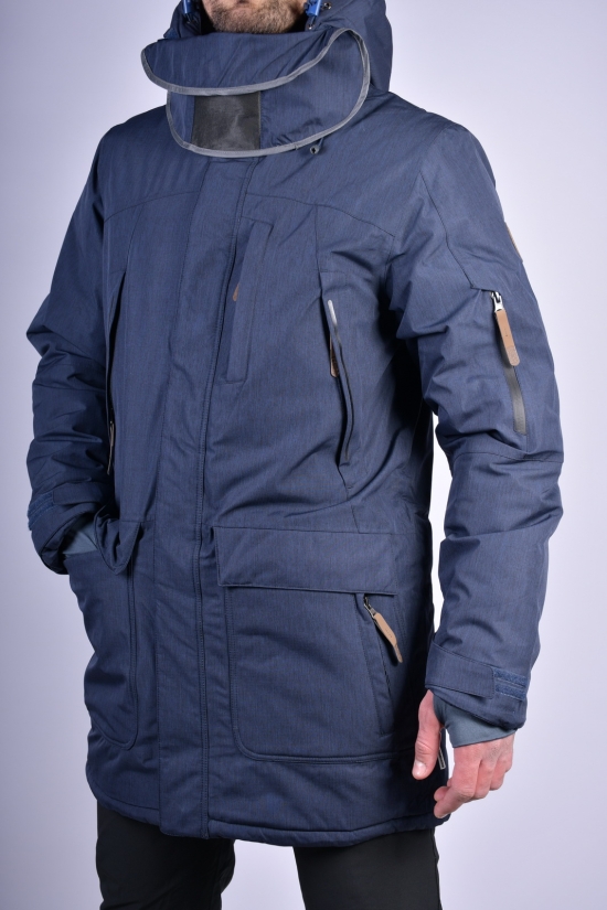 Куртка чоловіча лижна (кол. синій) з дихаючої мембранної тканини 10000mmSNOW HEADQUARTER Розміри в наявності : 48, 54, 56 арт.A-8751
