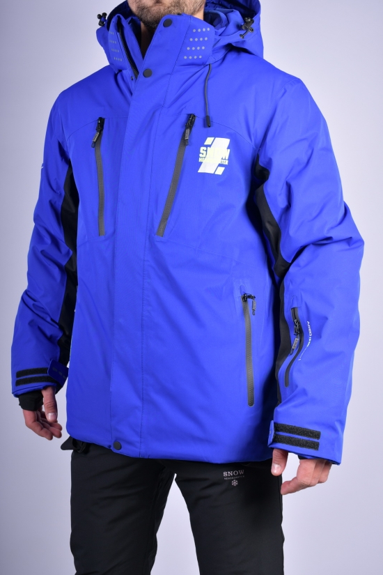 Куртка чоловіча лижна (кол. т. синій) із плащової тканини SNOW HEADQUARTER Розмір в наявності : 46 арт.A-8982