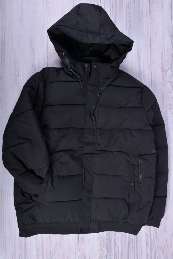 Куртка мужская (цв.чёрный) зимняя из плащевки Размеры в наличии : 54, 60 арт.F101D