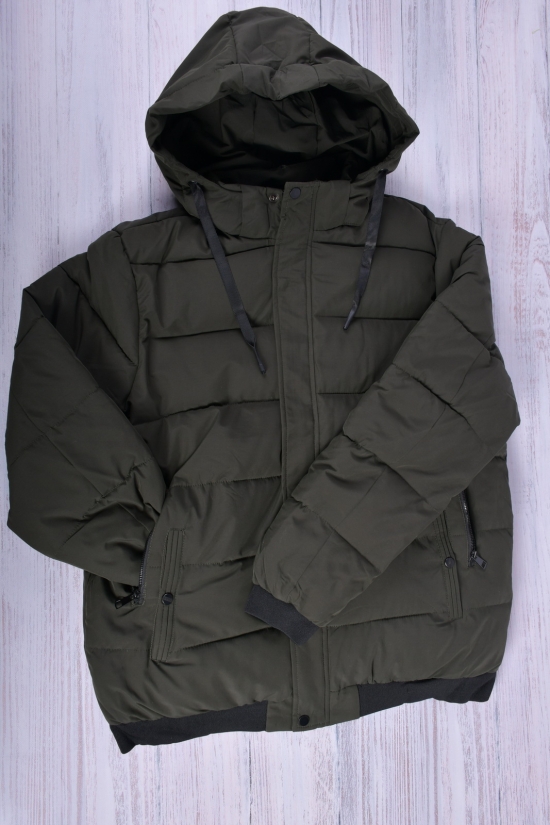 Куртка чоловіча (кол. хакі) зимова з плащової тканини Розмір в наявності : 56 арт.F101D