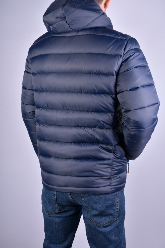 Курка чоловіча з плащової тканини зимова (кол. синій) REMAIN Розміри в наявності : 48, 50, 54 арт.1001