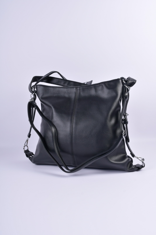Сумка-рюкзак жіноча (кол. чорний) розмір 38/31/13 см арт.9122