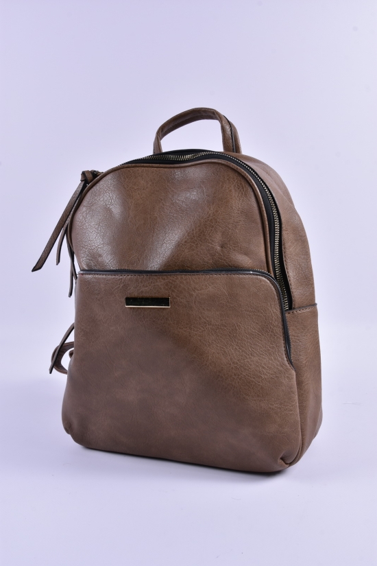 Рюкзак женский (цв.коричневый) размер 27/36/12 см. арт.6646