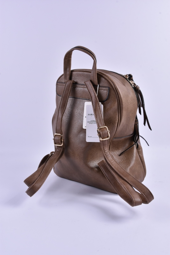 Рюкзак женский (цв.коричневый) размер 27/36/12 см. арт.6646
