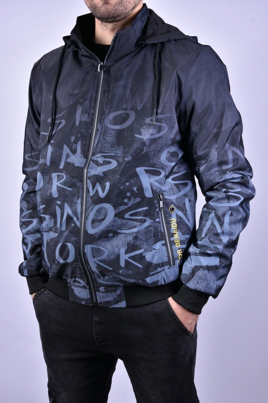 Куртка чоловіча (color 2) демісезонна з плащової тканини "BOOSJICK" (двостороння) Розміри в наявності : 44, 46, 54 арт.7713