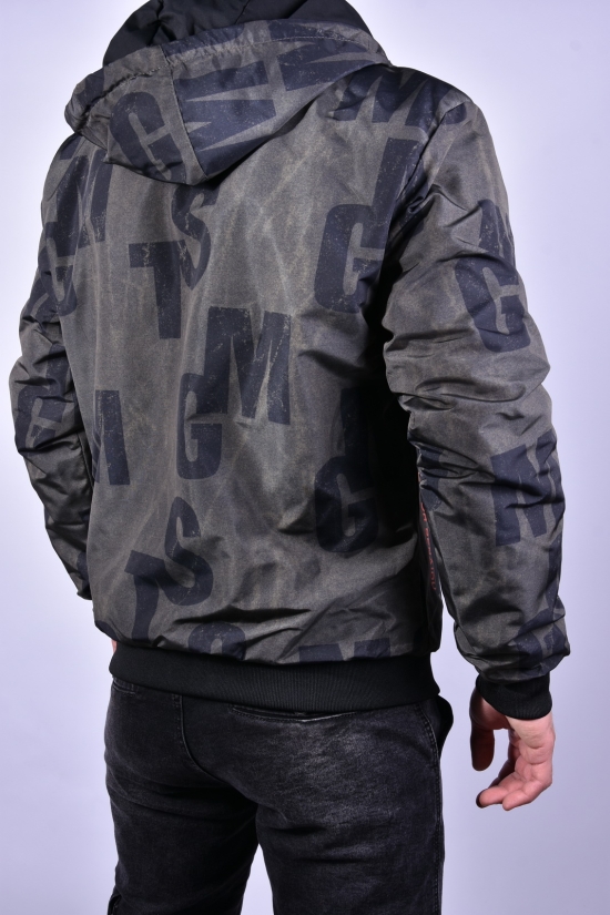 Куртка мужская (color 7) демисезонная из плащевки "BOOSJICK" (двухсторонняя) Размеры в наличии : 44, 46, 48 арт.7705