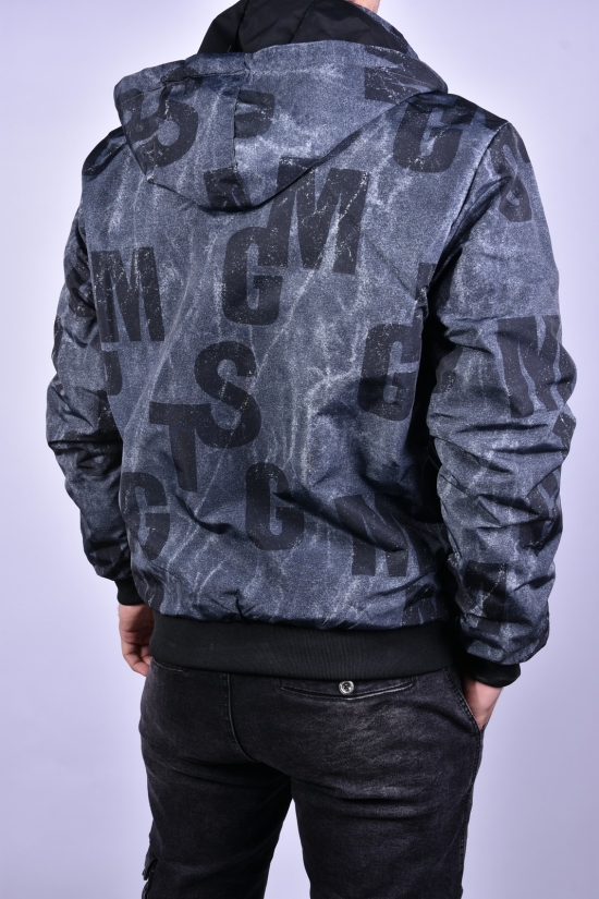 Куртка мужская (color 9) демисезонная из плащевки "BOOSJICK" (двухсторонняя) Размеры в наличии : 44, 46, 52 арт.7705