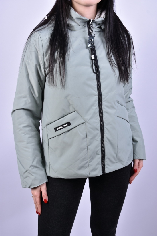 Куртка жіноча демісезонна (кол. м'яти) з плащівки "DS" Розмір в наявності : 42 арт.B3059