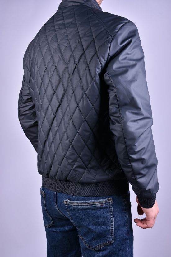 Куртка чоловіча з плащової тканини (кол. т. синій) демісезонна "ATE" Розмір в наявності : 46 арт.A-801