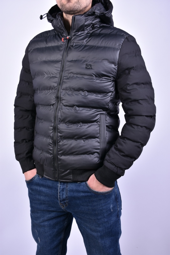 Куртка чоловіча (кол. чорний) демісезонна Розміри в наявності : 46, 48 арт.5815
