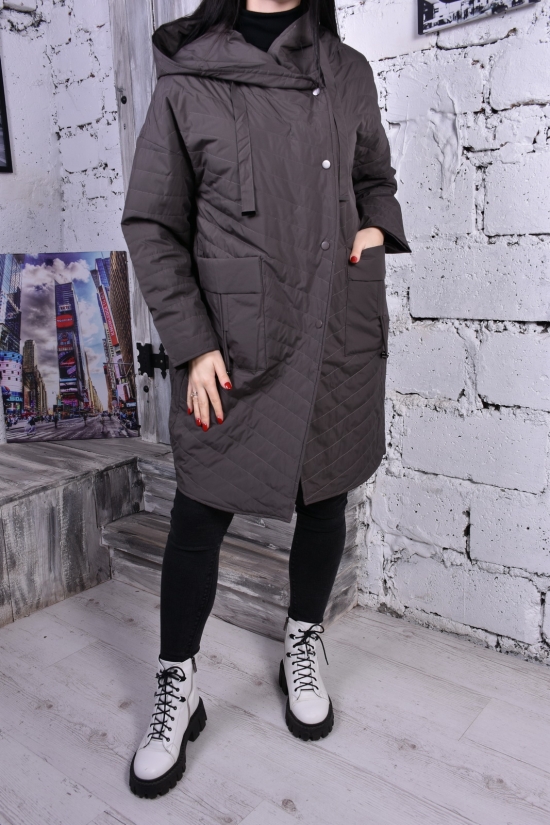 Жіноче пальто (color 59) демісезонне "OLANMIR" Розміри в наявності : 54, 56 арт.B689