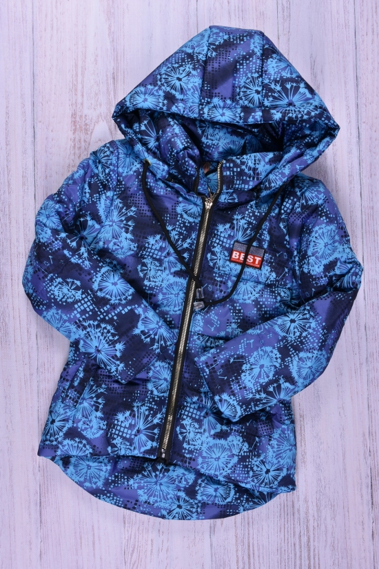 Куртка для дівчинки (кол. синій) демісезонна з плащової тканини. Зріст в наявності : 92, 98, 110 арт.029