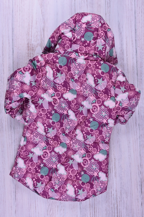 Куртка для дівчинки (кол. бордовий) демісезонна з плащової тканини. Зріст в наявності : 92, 98 арт.029
