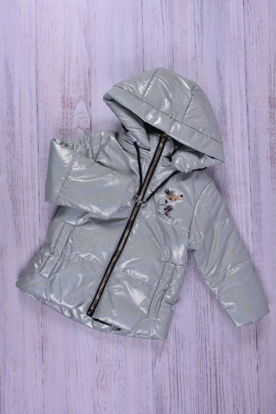 Куртка для девочки (цв.мяты) демисезонная болоневая Рост в наличии : 80, 86, 104 арт.030