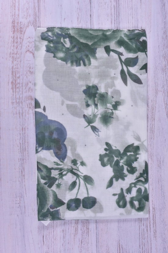 Палантин женский (цв.зелёный) (180/90 см) арт.180/90
