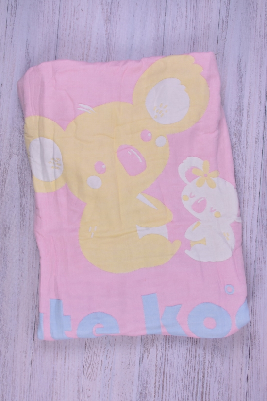 Детское одеяло (цв.розовый) размер 110/110 вес 840гр. арт.3163