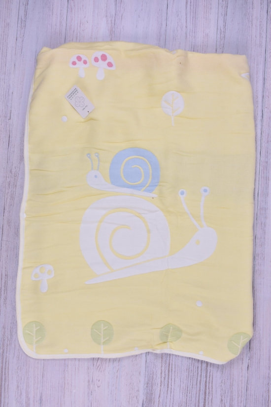 Детское одеяло (цв.желтый) размер 110/110 вес 840гр. арт.3163